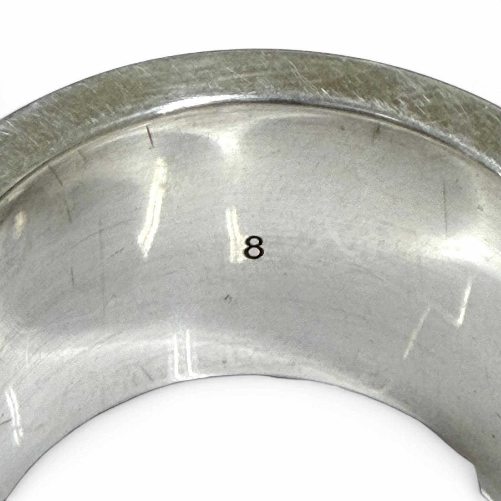 Gucci 925 Ghost Ring Wide Silver
