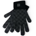 Louis Vuitton Wool Neo Petit Damier Gloves Black