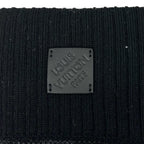 Louis Vuitton Wool Neo Petit Damier Gloves Black — view 6