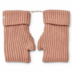 Hermes Philippa Cashmere Mohair Series Button Fingerless Gloves Pink — view 3
