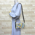 Fendi Vertigo Box Shoulder Bag Zucca Leather White — view 2