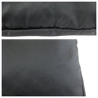 Prada Tessuto Black Silver Nylon Clutch PC Case — view 5