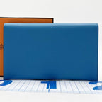 Hermes Wallet Toutenmain Blue Green Silver Display — view 2