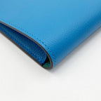 Hermes Wallet Toutenmain Blue Green Silver Display — view 4
