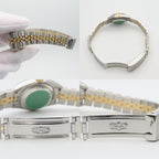 Rolex Watch Datejust Stainless Steel 18k Yellow Gold Diamond Silver Dial Gray — view 7