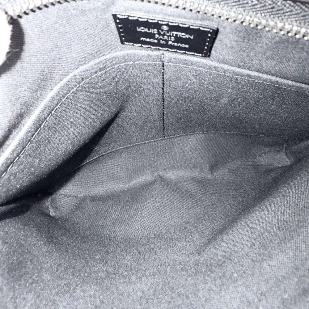 Louis Vuitton Shoulder Bag Damier Graphite Thomas Black Silver — view 5