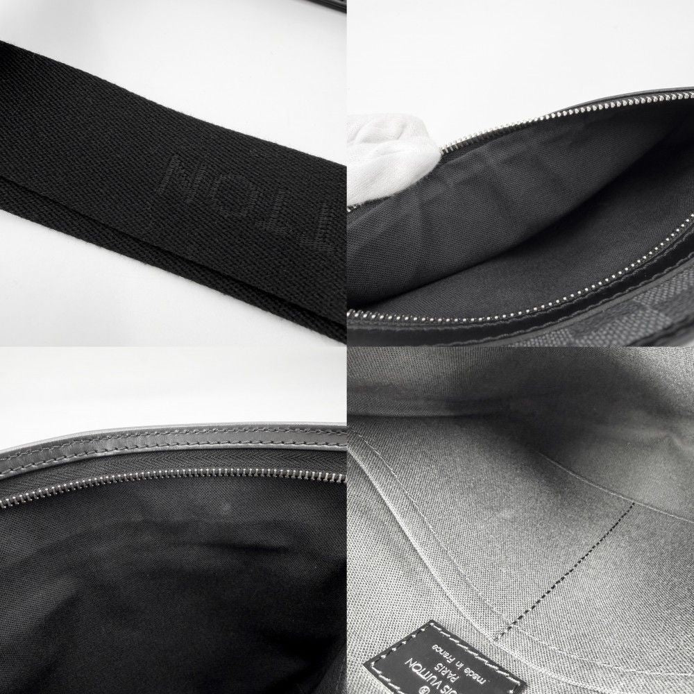Louis Vuitton Shoulder Bag Damier Graphite Thomas Black Silver — view 6