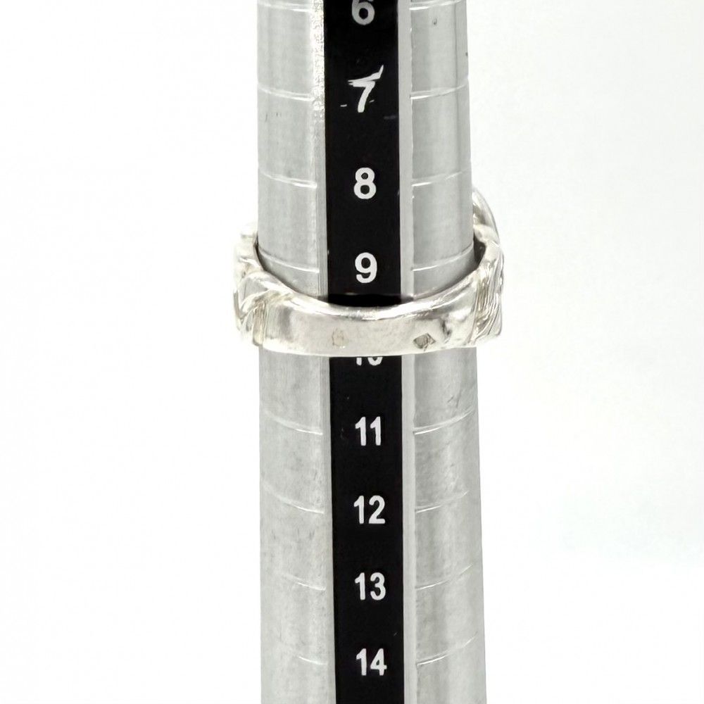 Hermes Ring Brook Series Vintage 925 Sterling Silver