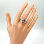 Hermes Ring Brook Series Vintage 925 Sterling Silver