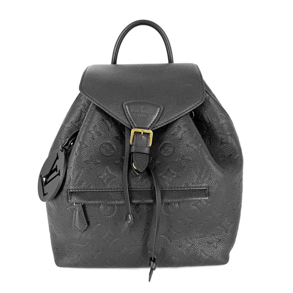 Louis Vuitton Backpack Monogram Empreinte Montsouris PM Black Silver