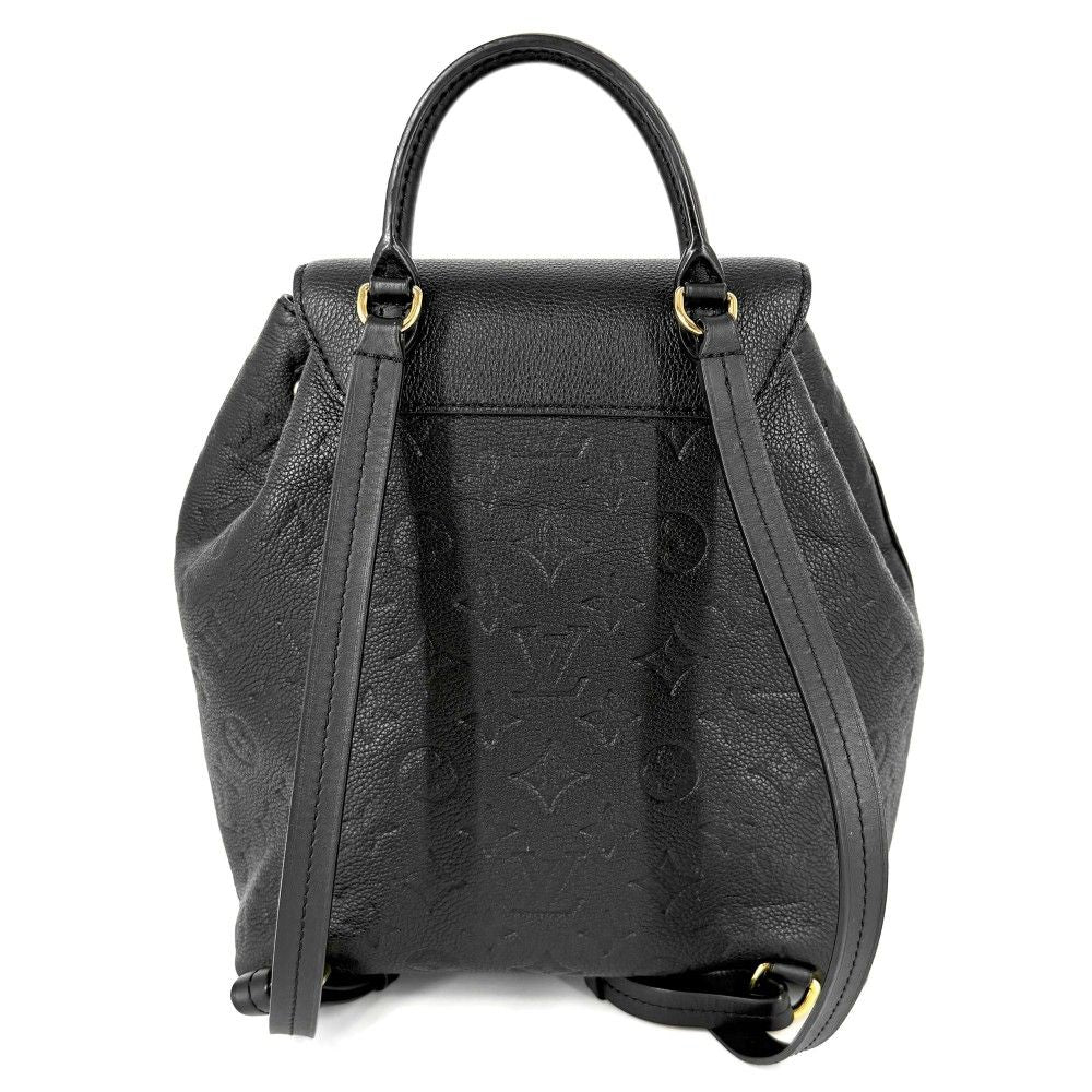 Louis Vuitton Backpack Monogram Empreinte Montsouris PM Black Silver — view 2