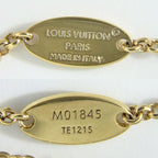 Louis Vuitton Necklace LV 2 Chain with Adjuster Star Rhinestone Gold — view 4