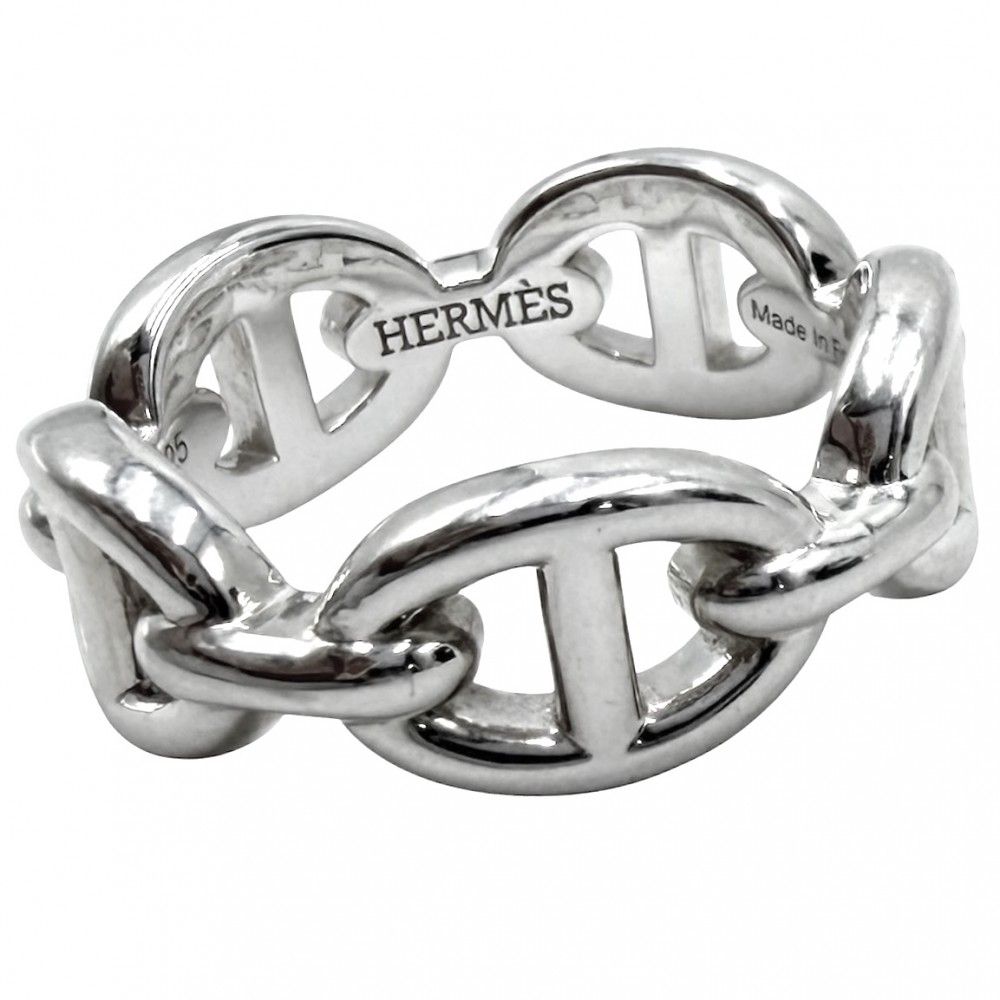 Hermes Ring Chaine D'ancre Small Items 49 925 Sterling Silver