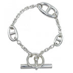Hermes Bracelet Chaine D'ancre Farandole 925 Sterling Silver