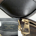 Louis Vuitton 2-Way Monogram Boulogne PM Shoulder Bag Crossbody Black Noir — view 5