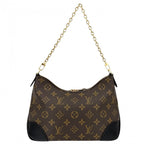 Louis Vuitton 2-Way Monogram Boulogne PM Shoulder Bag Crossbody Black Noir — view 2