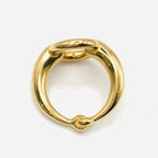Hermes Scarf Ring Gold — view 7