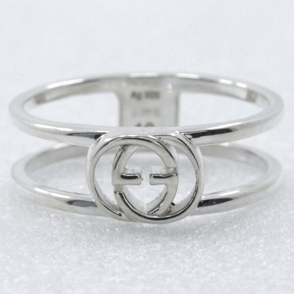 Gucci Interlocking GG 925 Sterling Silver Ring