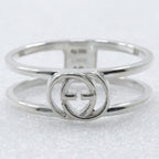 Gucci Interlocking GG 925 Sterling Silver Ring