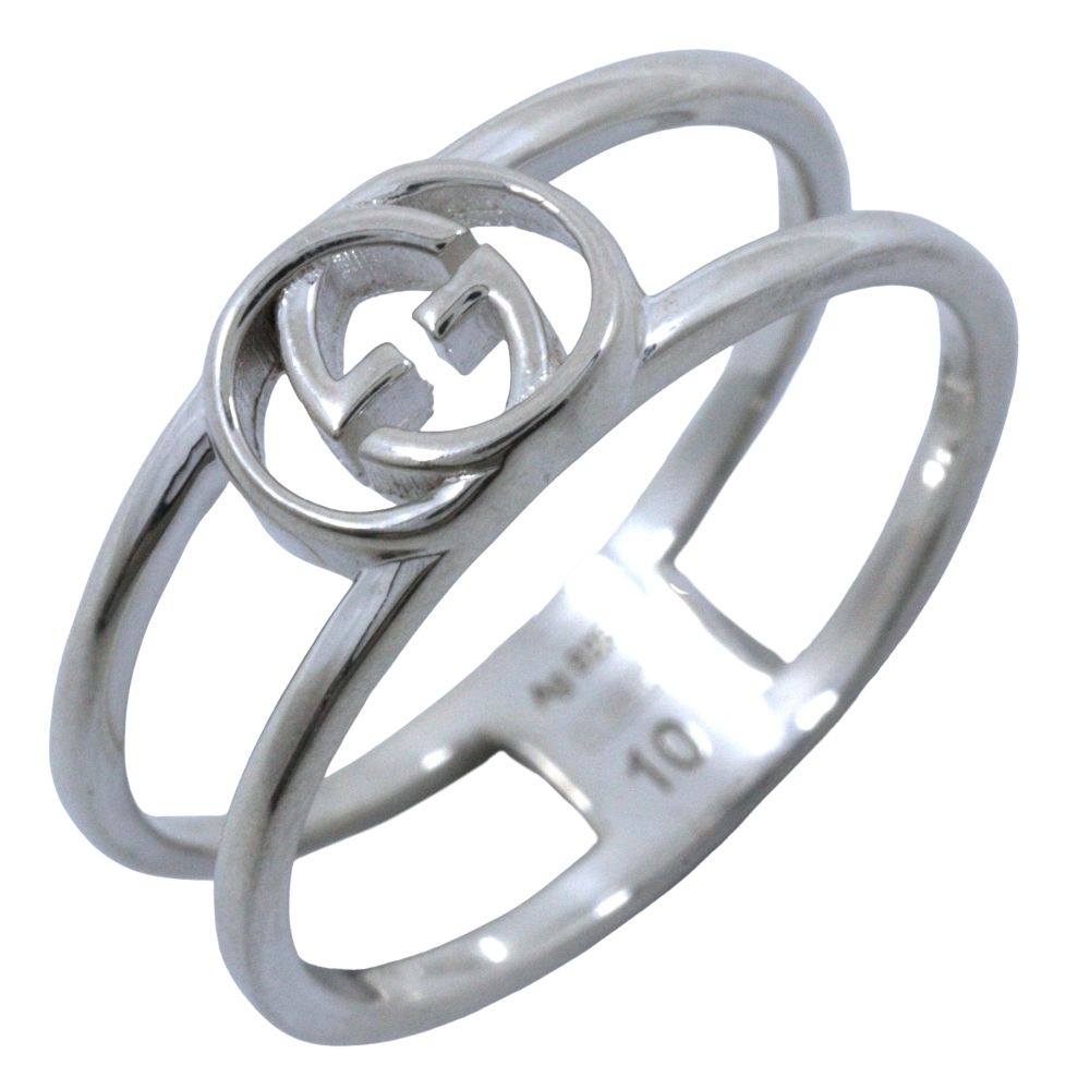 Gucci Interlocking GG 925 Sterling Silver Ring
