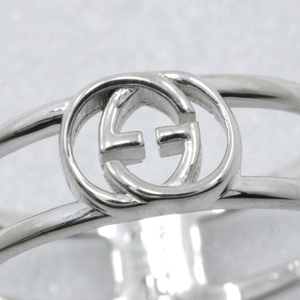 Gucci Interlocking GG 925 Sterling Silver Ring