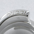 Gucci Logo Snake 925 Sterling Silver Ring — view 6