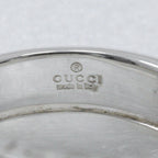 Gucci Logo Snake 925 Sterling Silver Ring — view 7