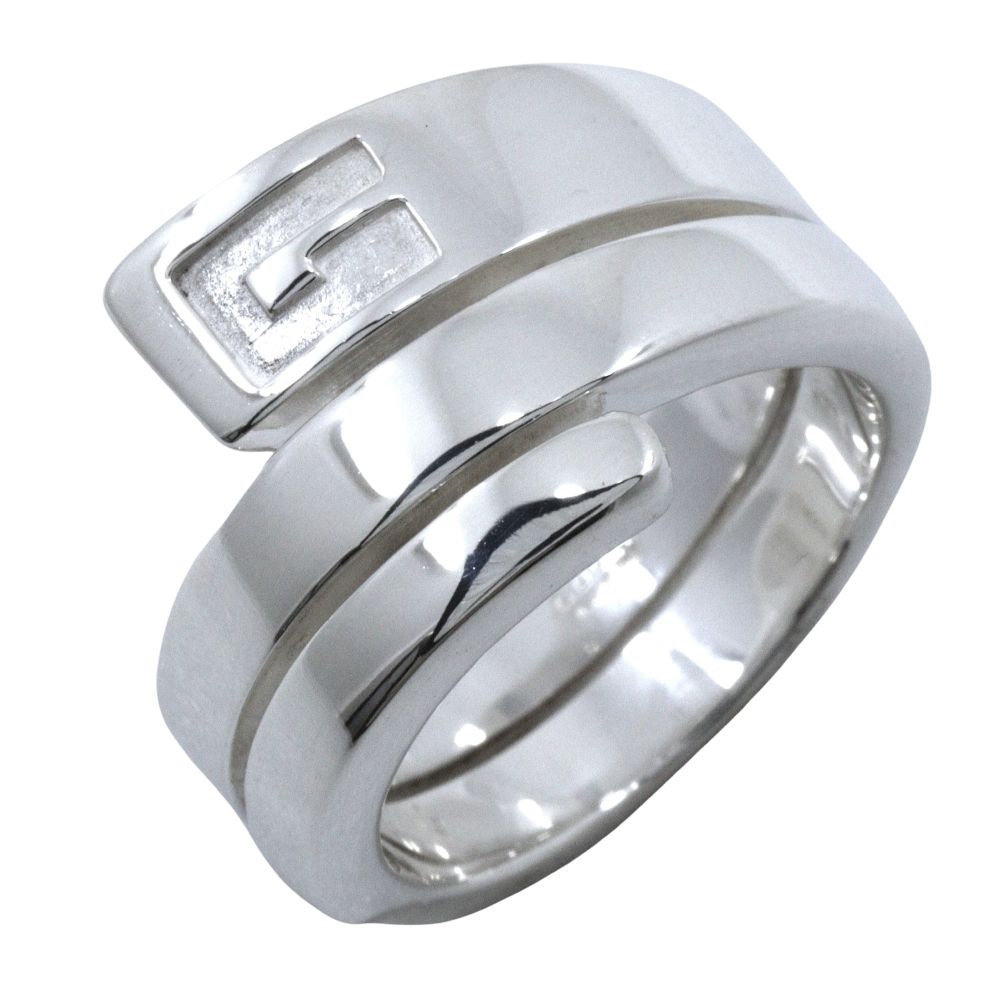 Gucci Logo Snake 925 Sterling Silver Ring