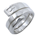 Gucci Logo Snake 925 Sterling Silver Ring