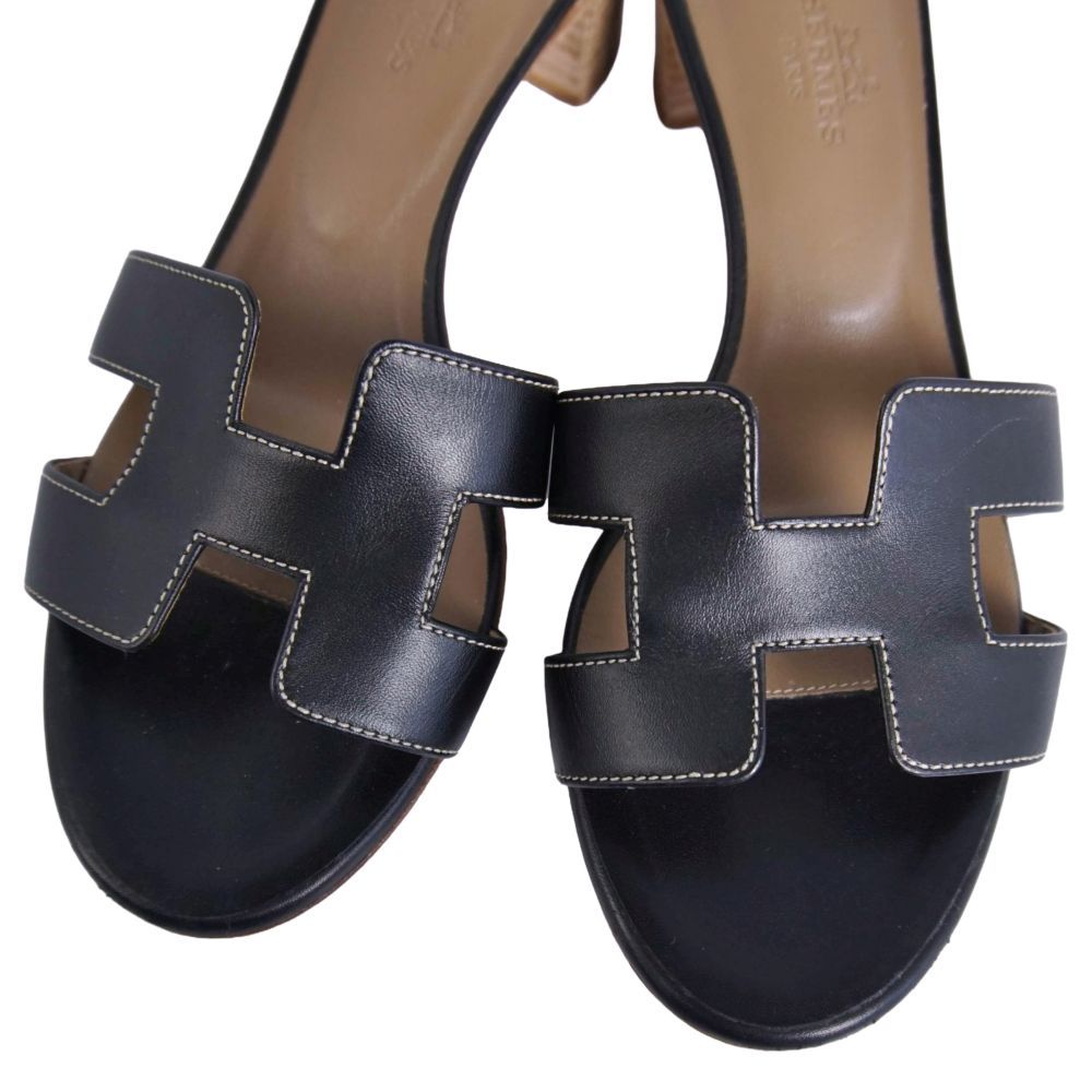 Hermes Sandals Oasis Logo Leather — view 3