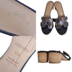 Hermes Sandals Oasis Logo Leather — view 9