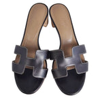 Hermes Sandals Oasis Logo Leather — view 4