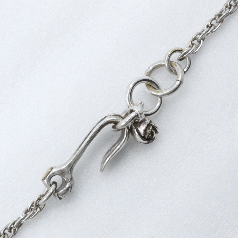 Chanel Camellia CC Logo Gold Plated Necklace — view 5