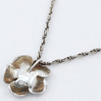 Chanel Camellia CC Logo Gold Plated Necklace — view 3