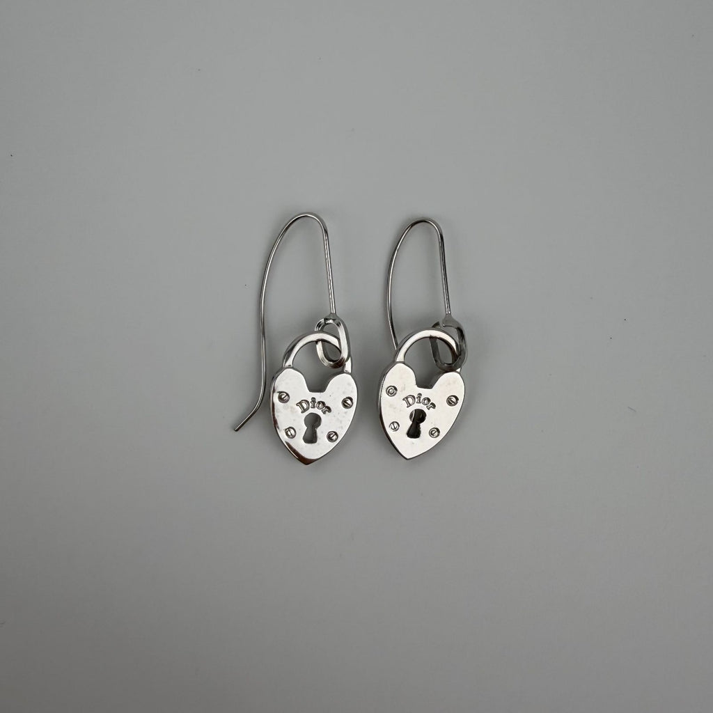 Dior le Earrings Silver Vintage