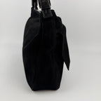 Fendi Shoulder Bag Black Suede Vintage — view 5