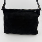 Fendi Shoulder Bag Black Suede Vintage — view 4