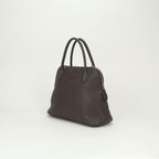 Hermes Bolide 31 Tote Shoulder Bag Taurillon Clemence Havane Brown Silver 2-Way — view 2