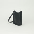 Hermes Evelyne TPM Shoulder Bag Epsom Noir Black Silver Veau — view 2