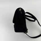 Chanel CC Logo Quilted Sac Black 4 Vintage Backpack — view 4
