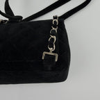 Chanel CC Logo Quilted Sac Black 4 Vintage Backpack — view 9