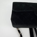 Chanel CC Logo Quilted Sac Black 4 Vintage Backpack — view 6