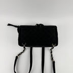 Chanel CC Logo Quilted Sac Black 4 Vintage Backpack — view 3