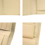 Prada Leather Corda Beige Trifold Wallet — view 8