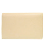 Prada Leather Corda Beige Trifold Wallet — view 3
