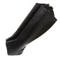 Dior Long Boots Cover 38 Gunmetal Leather Black Shoes