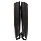 Dior Long Boots Cover 38 Gunmetal Leather Black Shoes — view 2