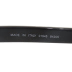Chanel Vintage CC Logo Round Acetate Black Sunglasses Eyewear — view 6