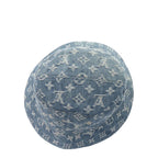 Louis Vuitton Bucket Hat Monogram Essential Reversible Cotton Blue Hat — view 5