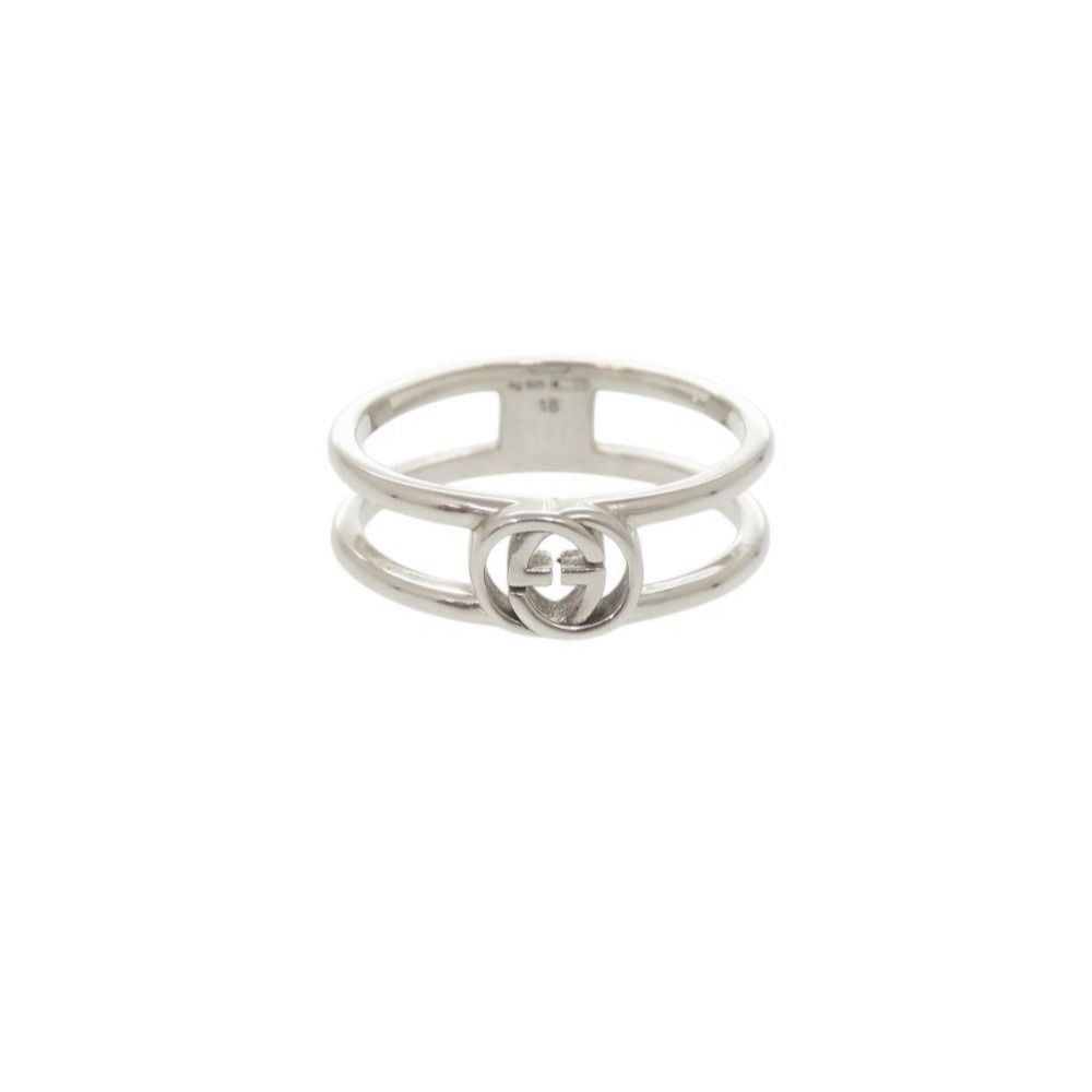 Gucci Interlocking 925 Sterling Silver Ring